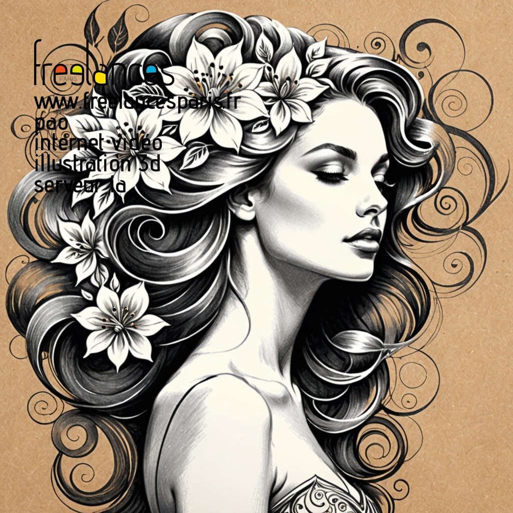 Pao mise en page internet vidéo illustration 3d serveur IA générative AI freelance paris studio de création magazines PVXMKUJ0